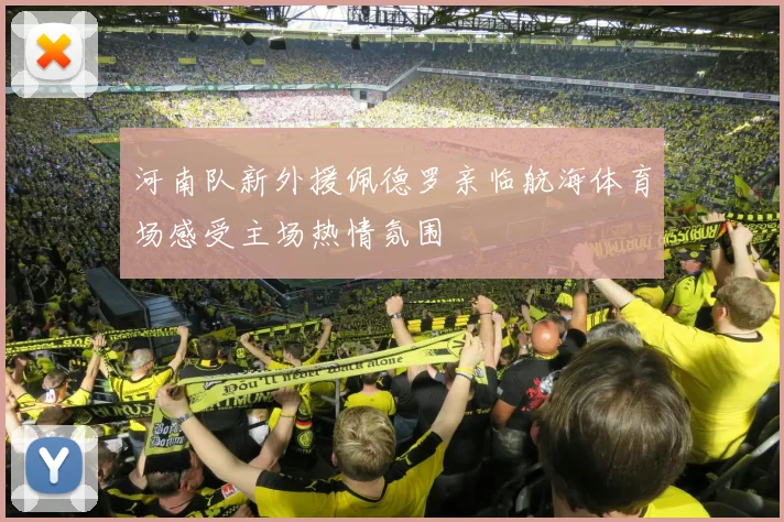 河南队新外援佩德罗亲临航海体育场感受主场热情氛围